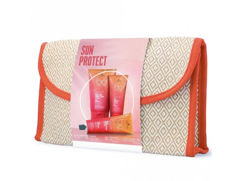 SunCare Bags BC Bonacure Clean Sun Protect 3 Piece Gift Bag